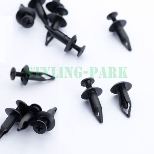 20 x nylon rivet fastener mud retainer push clips for chrysler n803946s 6502871