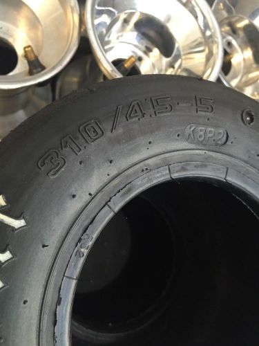 Two used hoosier asphalt quarter midget racing tire 31/4.5-5 d20a ny1