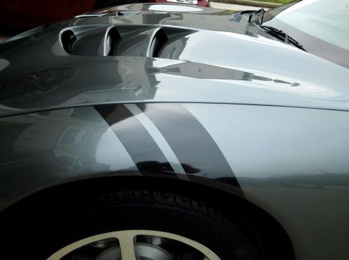 New chevrolet corvette c4, c5 &amp; c6 carbon fiber vinyl fender racing stripes