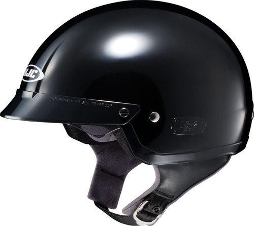 Hjc is-2 motorcycle helmet gloss black large