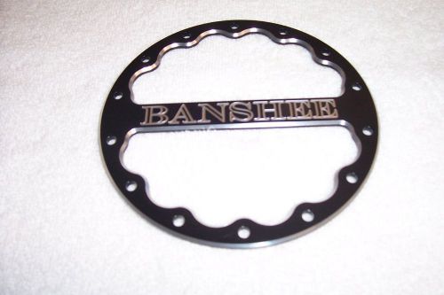 Yamaha banshee billet atv clutch cover cap black anodized fits modquad 14 holes