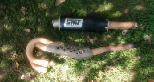 2006 honda header and hmf silencer exhaust