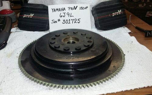 Yamaha 150hp pro v outboard motor fly wheel # fl117-25 fresh water part
