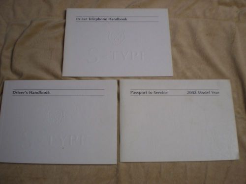 2002 jaguar s type owners manual telephone &amp; service books guide all models