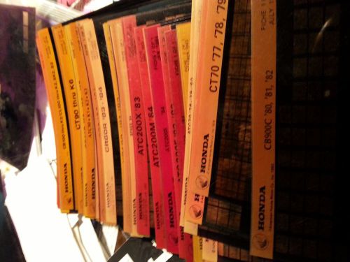 Honda cr80r, microfiche parts diagrams, manuals - 1980 -'83