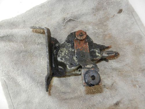 1958 cadillac air ride suspension leveler pump w/ bracket &amp; shifter linkage