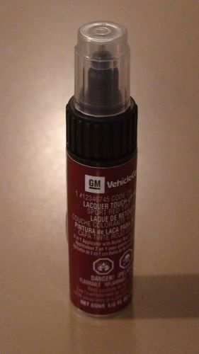 Gm vehicle care lacquer touch-up paint code 29 wa 964l sport red tint coat