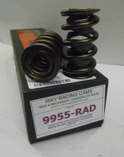 Isky 9955 rad valve springs dual with damper 1.625" od .800" max lift set/16