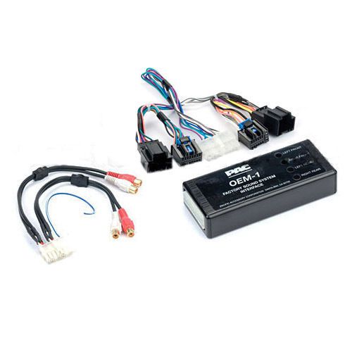 Pac preamplifier adapter aoem-gm1416a oem gm chevrolet pontiac saturn 2006-2010