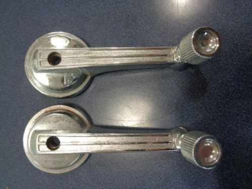 Vintage pair of original 1966 ford mustang scott drake window  crank handles