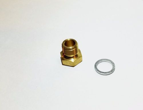 Oil/fuel/water pressure - metric adapter 1/8” npt to m14 metric thread