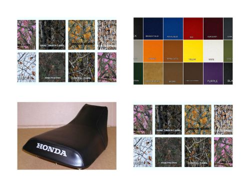 Honda trx400 seat cover 2000-2006 rancher  in 7 camo colors (st)