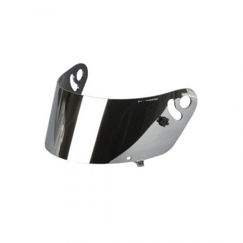 Omega chrome helmet shield for impact racing vapor/charger/draft