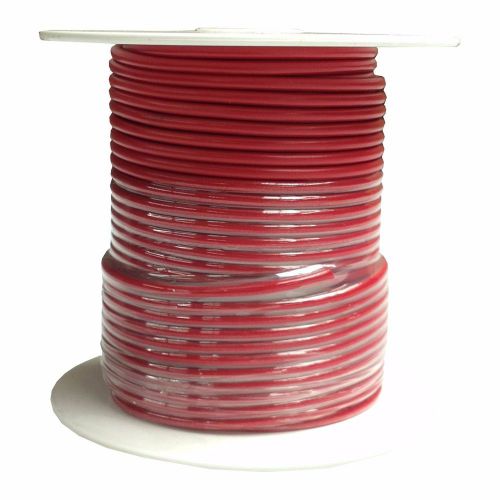 18 gauge red primary wire 100 foot spool : meets sae j1128 gpt specifications