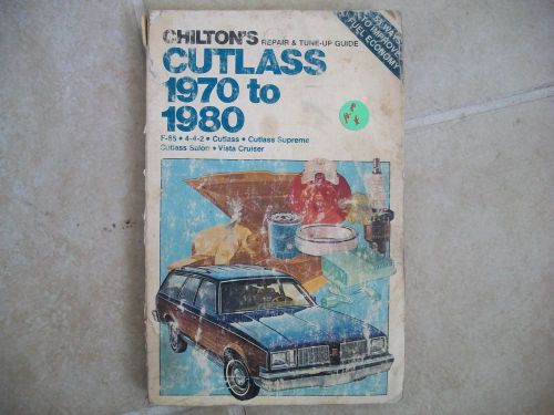 Chilton 1970-80 oldsmobile cutlass f-85 442 supreme salon vista cruiser 6933