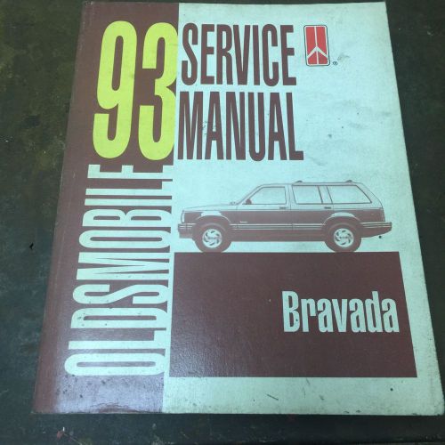 1993 oldsmobile bravada service manual
