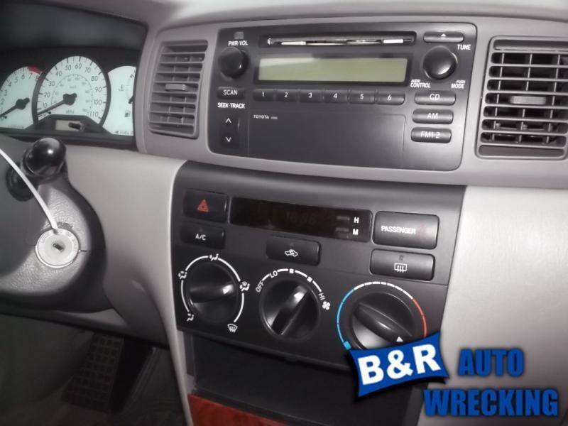 Radio/stereo for 03 04 toyota corolla ~ recvr w/cd thru 4/04 w/o cass