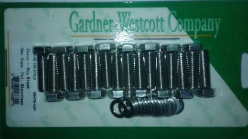 Gardner wescott 56479-hsp bbc chevy 454 polished stainless intake bolts