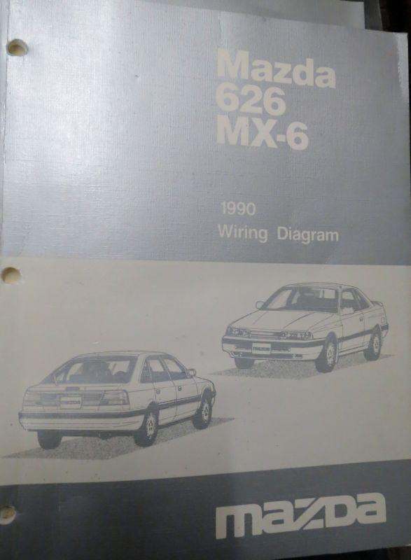 1990 mazda 626 mx-6 wiring diagram manual