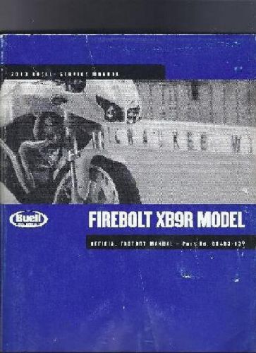 2003 firebolt xb9r owner manual 99475-03y fast free usps priority mail shiping!
