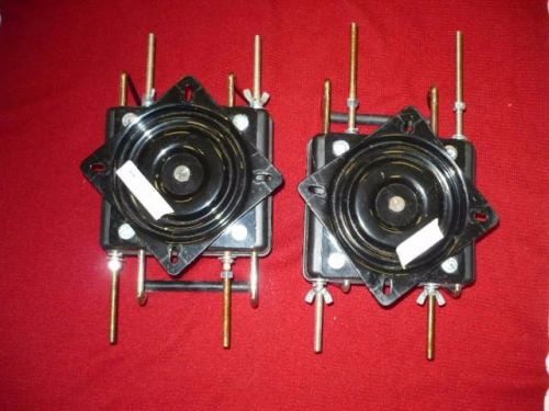 Pair of action swivel boat seat clamps