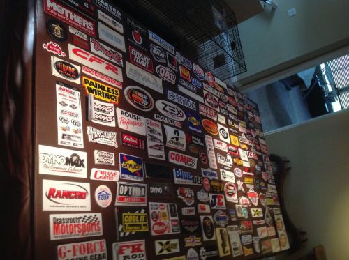 Lot of *35* grab bag racing stickers nascar nhra drag &amp; toolbox decals free ship