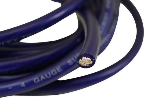 Cadence 4g150-blue 4 awg gauge 15 foot amp power or ground installation wire