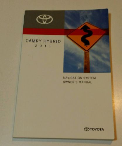 2011 toyota camry factory navigation system user owners manual xle xse se le set