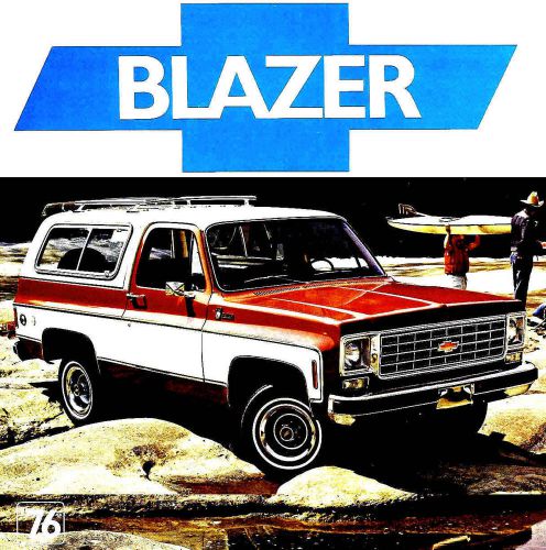 1976 chevy blazer factory brochure -c10 blazer-k10 blazer 4x4-cheyenne
