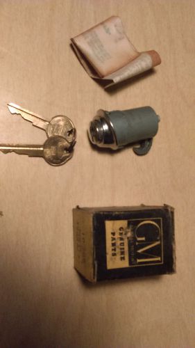 Nos gm glove box lock cylinder assembly 4099314 1940-53 chevy gmc chevrolet