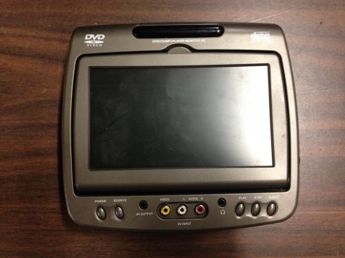 As-is -- invision hmd-0701ax rear seat headrest dvd monitor player