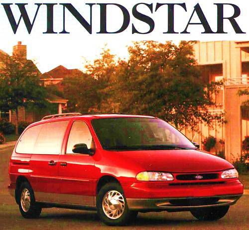 1996 ford windstar factory brochure -windstar gl &amp; lx