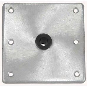 Deck base for boat seat