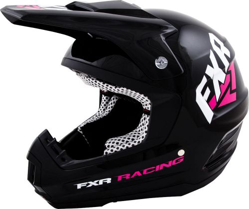 Fxr torque race helmet black/fuchsia