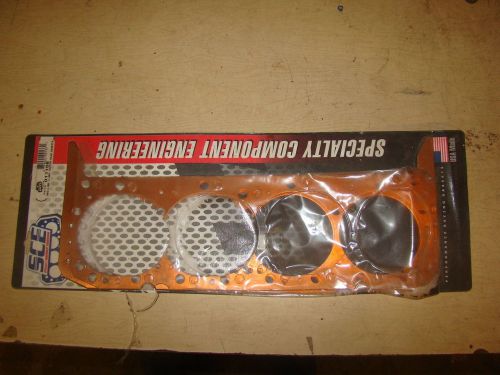 Sce gaskets 011158 sb chevy 4.155"x.080" copper head gasket new