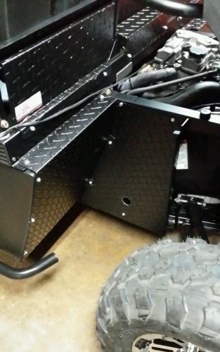 2015--2016 midsize 570 polaris ranger black  diamond plate mud blockers