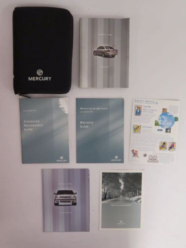 2005 mercury montego owners manual guide book