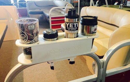 Docktail pontoon caddy boat cup and storage holder yeti tumblers cans bottles