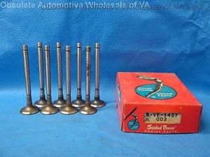 1958 - 1970 ford mercury fe 332 352 390 406 428 exhaust valve set 8 003 oversize