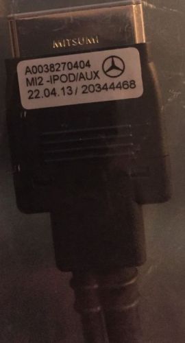 New: #a003827 mercedes benz oem aux interface cable adapter ipod iphone usb part