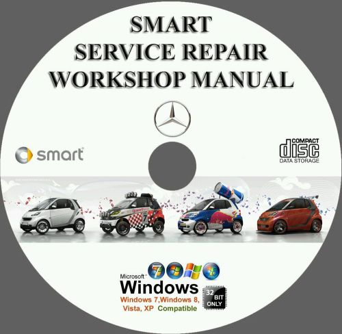 Smart fortwo pulse passion city roadster brabus forfour service &amp; repair manual