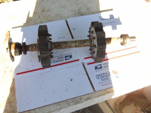 1979 skidoo 444 l/c everest snowmobile: track drive shaft assembly