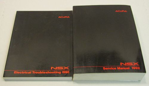 1992 honda nsx factory oem service repair shop manual &amp; wiring diagrams set