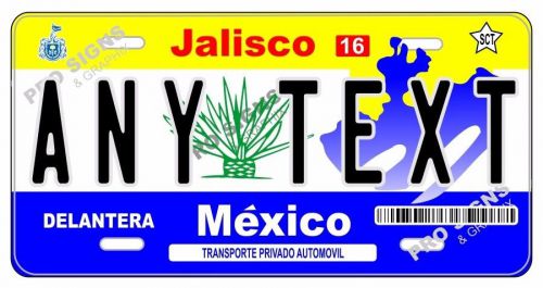 Jalisco mexico license plate auto truck placas
