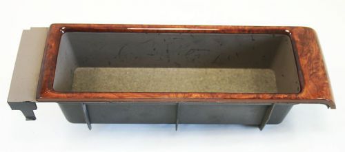 Wood grain dash storage cubby 98-04 audi a6 c5 - genuine - 4b0 863 300 b
