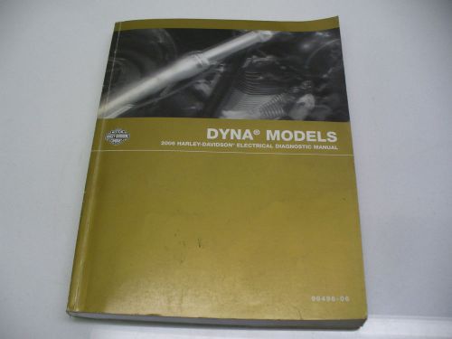 Harley 99496-06 dyna 2006 electrical diagnostic manual used