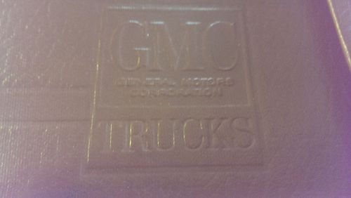 1946-1972 gmc chassis and body parts catalog- must see!