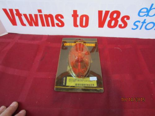 Custom chrome harley davidson cat eye style tail light lense