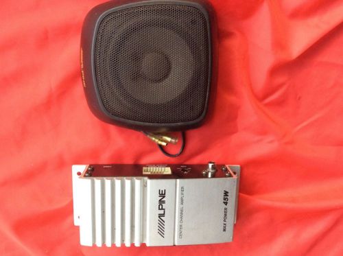 Alpine sbs-0715 av center speaker with 45w power amplifier.