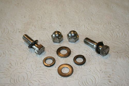1977 kawasaki kz750b oem rear shock hardware (0021)